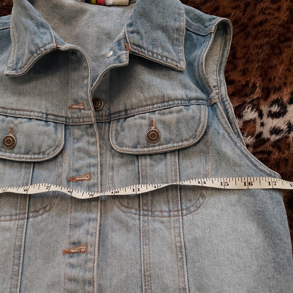 Vintage jean vest - Picture 2 of 3